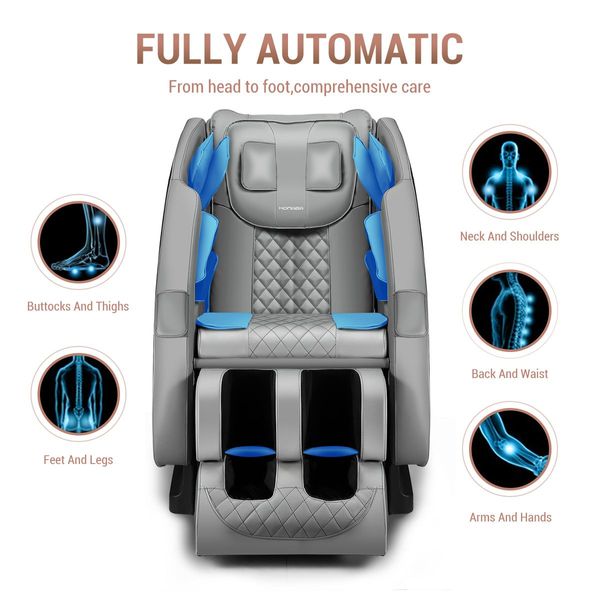 Whole Body Electric Massage Chair 0 Gravity Recliner Release Pressure Deep Kneading,Rolling,Shiatsu