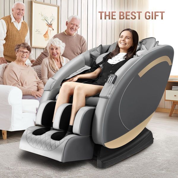 Whole Body Electric Massage Chair 0 Gravity Recliner Release Pressure Deep Kneading,Rolling,Shiatsu