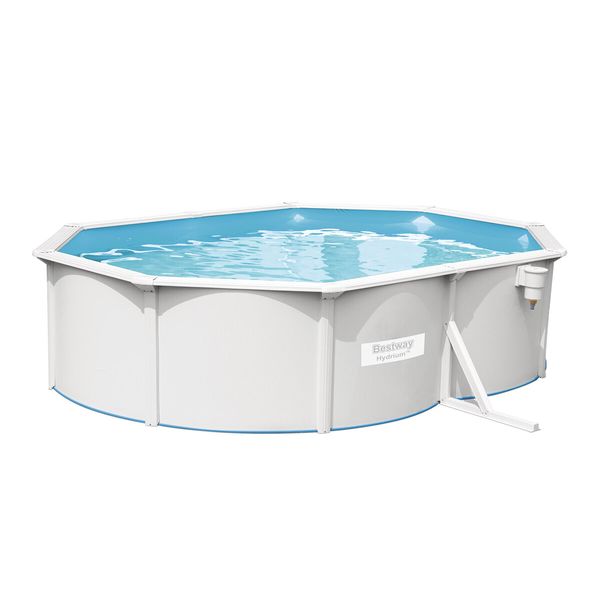 Bestway Luxury Oval Pool Set Above Ground Pro Frame Swimming Bath Spa 5.00m x 3.60m x 1.20m