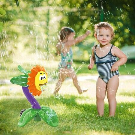 Splash Sunflower Yard Water Sprinkler Lawn Sprinkler For Kids Summer Garden Outdoor Water Spray Toy