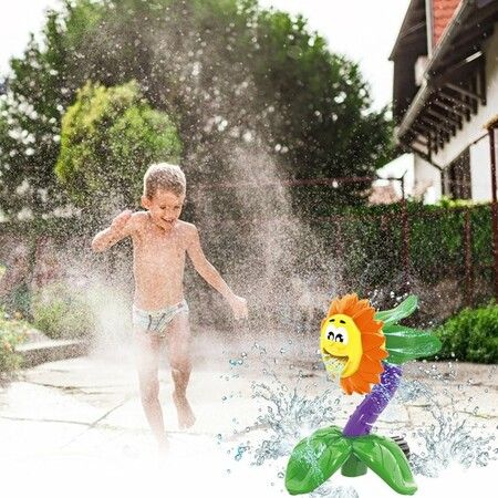 Splash Sunflower Yard Water Sprinkler Lawn Sprinkler For Kids Summer Garden Outdoor Water Spray Toy