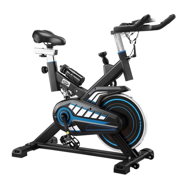 Magnetic Stationary Exercise Bike Risistance Adjustable W/Flat Ground,Stand Up,Off Road,Climb Modes