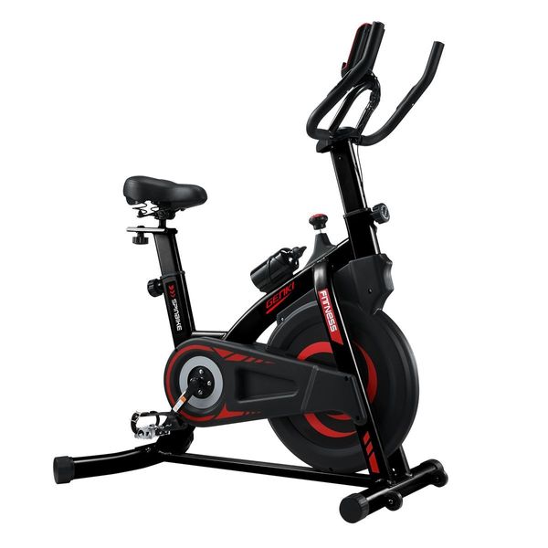 Calorie Burn Spin Exercise Bike Risistance Adjustable W/Flat Ground,Stand Up,Off Road,Climb Modes