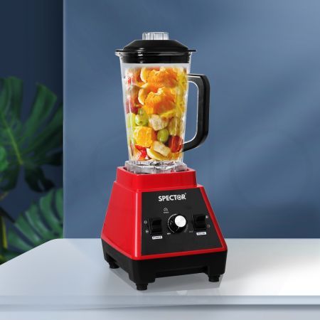 2L Commercial Blender Mixer Red