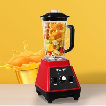 2L Commercial Blender Mixer Red