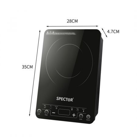 Spector Electric Induction Cooktop Touch Screen Cook Top 220V 240V Kitchen Cooker