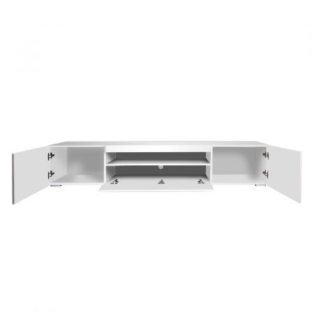 Levede TV Cabinet Entertainment Unit Stand RGB LED Furniture Wooden Shelf 200cm