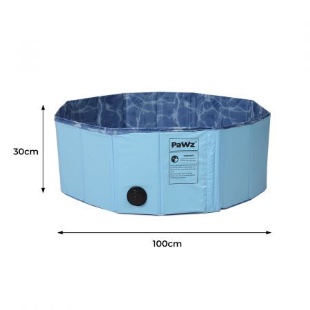 Portable Pet Swimming Pool Kids Dog Cat Washing Bathtub Outdoor Bathing L