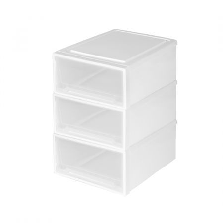 Storage  Drawers Set Cabinet Tools Organiser Box Chest Drawer Plastic Stackable