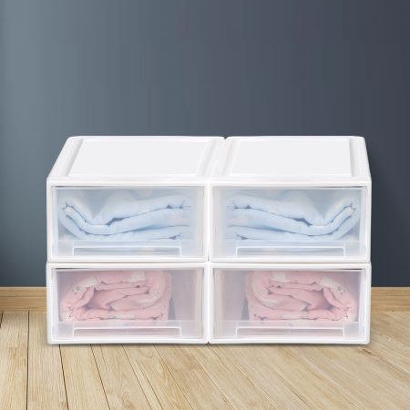 Storage  Drawers Set Cabinet Tools Organiser Box Chest Drawer Plastic Stackable