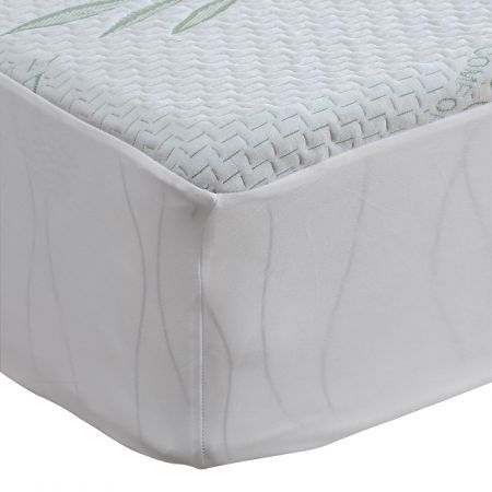 DreamZ Fully Fitted Waterproof Breathable Bamboo Mattress Protector Single Size