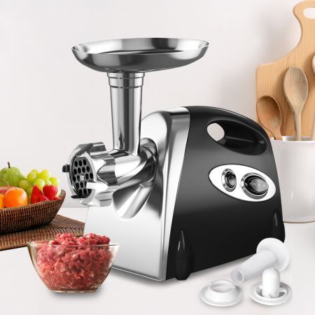 2800W Electric Meat Grinder Mincer Sausage Filler Kibbe Maker Stuffer Kitchen Black