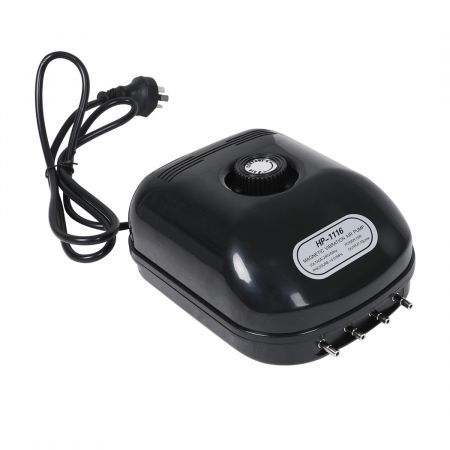 Aquarium Air Pump 4 Outlet Oxygen Aqua  Fountain Pond Aerator Water Fish Tank