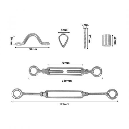 Balustrade Wire Kit Rope