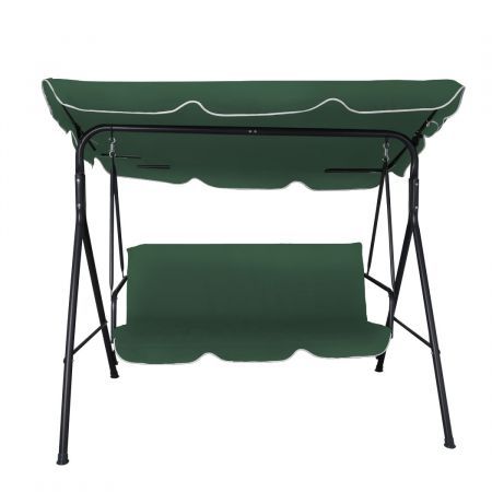 Levede Swing Chair Hammock Outdoor Furniture Garden Canopy Cushion Bench Green