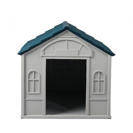 PaWz Dog Kennel Outdoor Indoor Pet Plastic Garden Large House Weatherproof Outside