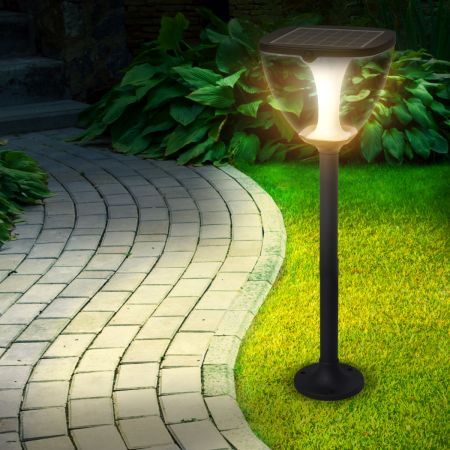 EMITTO Solar Powered LED Ground Garden Lights Path Yard Park Lawn Outdoor 80cm