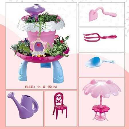 DIY boys and girls planting toys magic spray garden planting sets for children