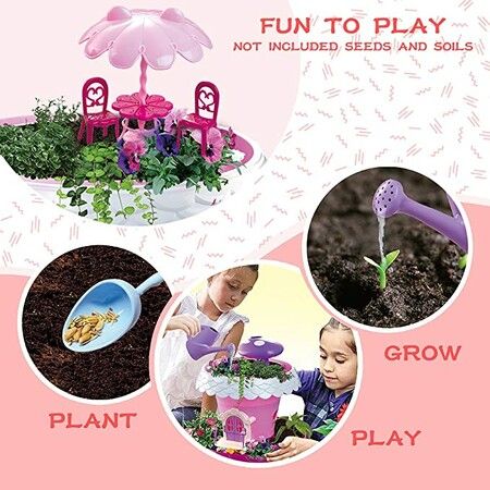 DIY boys and girls planting toys magic spray garden planting sets for children