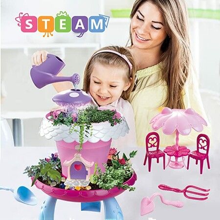 DIY boys and girls planting toys magic spray garden planting sets for children