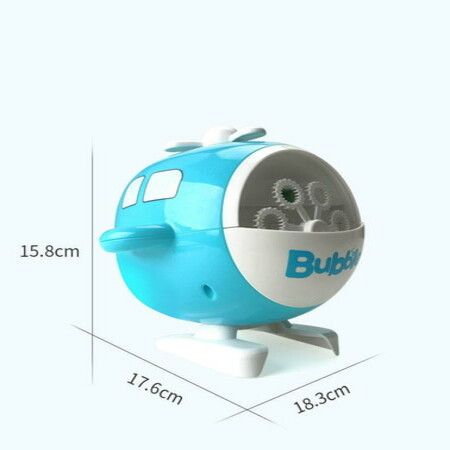 Bubble Machine for Kids Helicopter Shape Summer Christmas, birthday, party