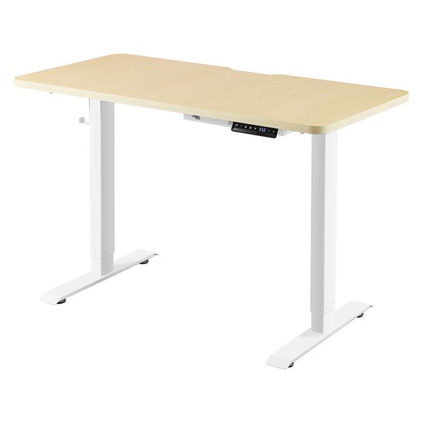 Electric Standing Desk Height Adjustable Sit Stand Office Computer Table Furniture Motorized Dual Motor Nature