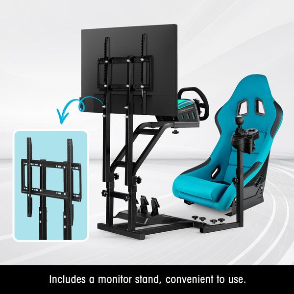 Sim Racing Wheel Stand Simulator Holder Gaming Accessories Monitor Bracket for Thrustmaster Logitech G29