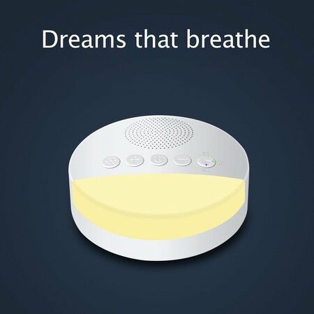 Baby Noise Machine Baby Sleep Sound Player Night Light Timer Noise Player White