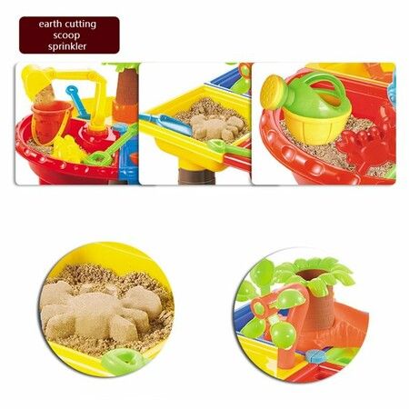 Kids Outdoor Sand and Water Table Play Set Toys for Children Activity Beach Sandpit Summer Toys