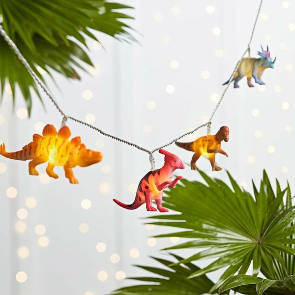 5M LED Dinosaur String Lights Batteries Powered  Dinosaur Lamp Christmas Party Tree Decorative