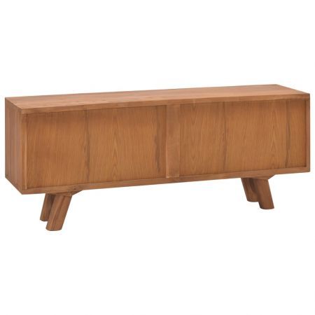 TV Cabinet 110x30x45 cm Solid Teak Wood