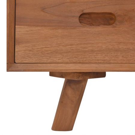 TV Cabinet 110x30x45 cm Solid Teak Wood