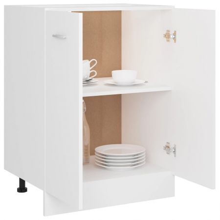 Bottom Cabinet White 60x46x81.5 cm Chipboard