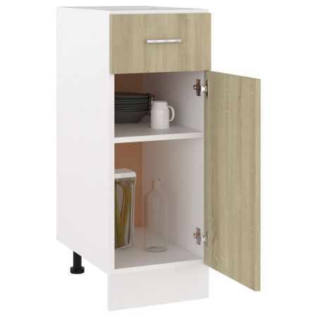 Drawer Bottom Cabinet Sonoma Oak 30x46x81.5 cm Chipboard