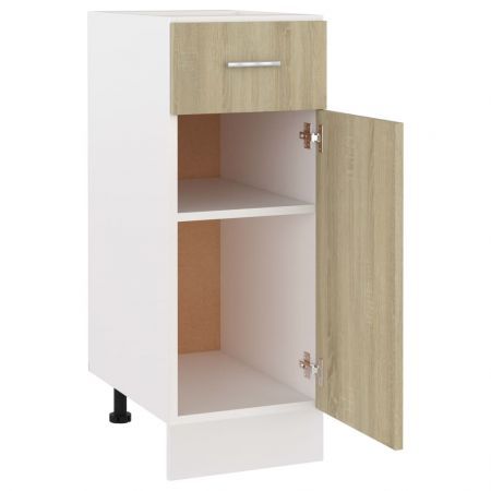 Drawer Bottom Cabinet Sonoma Oak 30x46x81.5 cm Chipboard