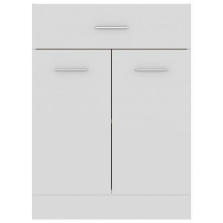 Drawer Bottom Cabinet White 60x46x81.5 cm Chipboard