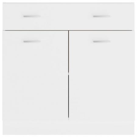 Drawer Bottom Cabinet White 80x46x81.5 cm Chipboard