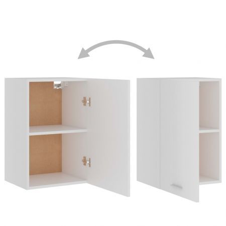 Hanging Cabinet White 39.5x31x60 cm Chipboard