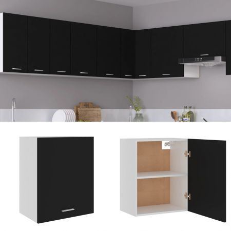 Hanging Cabinet Black 50x31x60 cm Chipboard