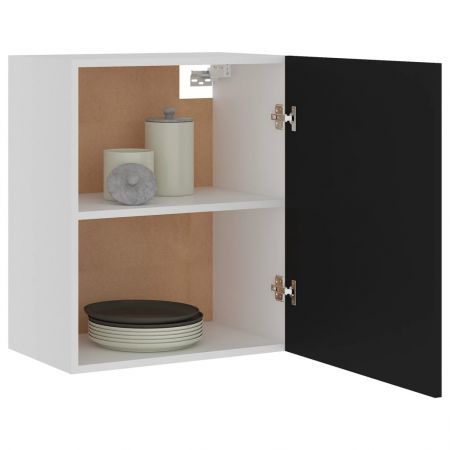 Hanging Cabinet Black 50x31x60 cm Chipboard