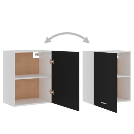 Hanging Cabinet Black 50x31x60 cm Chipboard