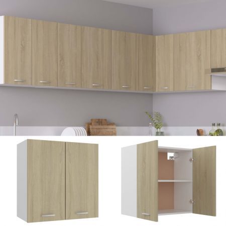 Hanging Cabinet Sonoma Oak 60x31x60 cm Chipboard