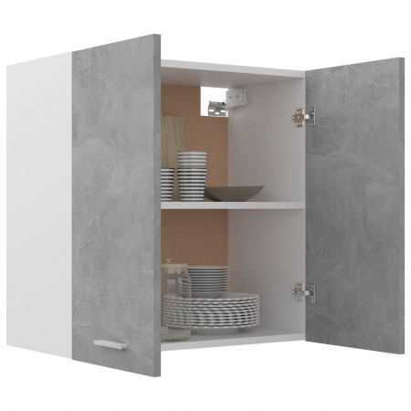 Hanging Cabinet Concrete Grey 60x31x60 cm Chipboard