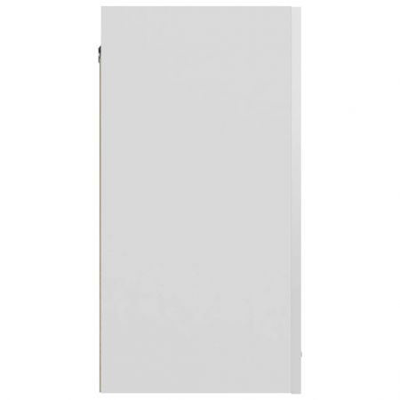 Hanging Cabinet High Gloss White 60x31x60 cm Chipboard