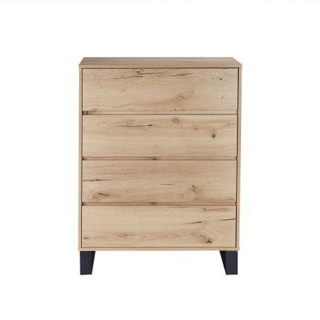 Coogee Oak 4 Drawer Chest