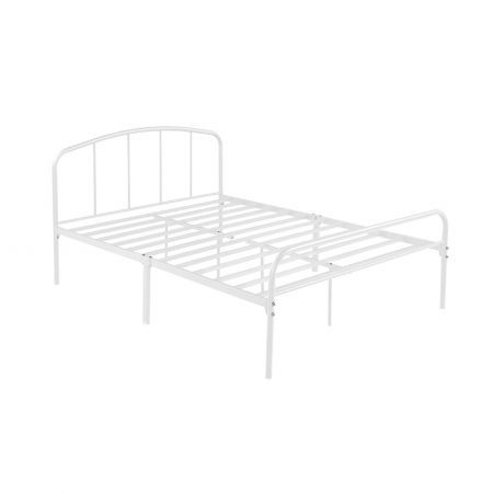 Oliver Queen White Metal Bedframe