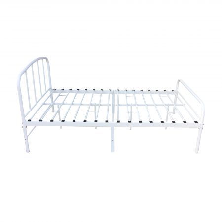 Oliver Queen White Metal Bedframe