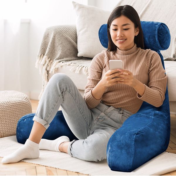 husband reading pillow