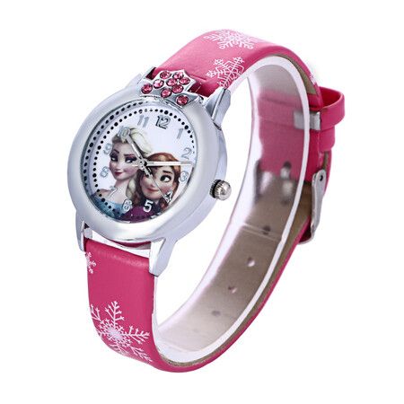 Frozen Children Cartoon Watch Girl Quartz Watches Authentic Student Lovely Cartoon Princess Watches