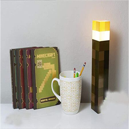 Brownstone Torch Lamp | 11.5 Inch LED Night Light | USB Charging Port